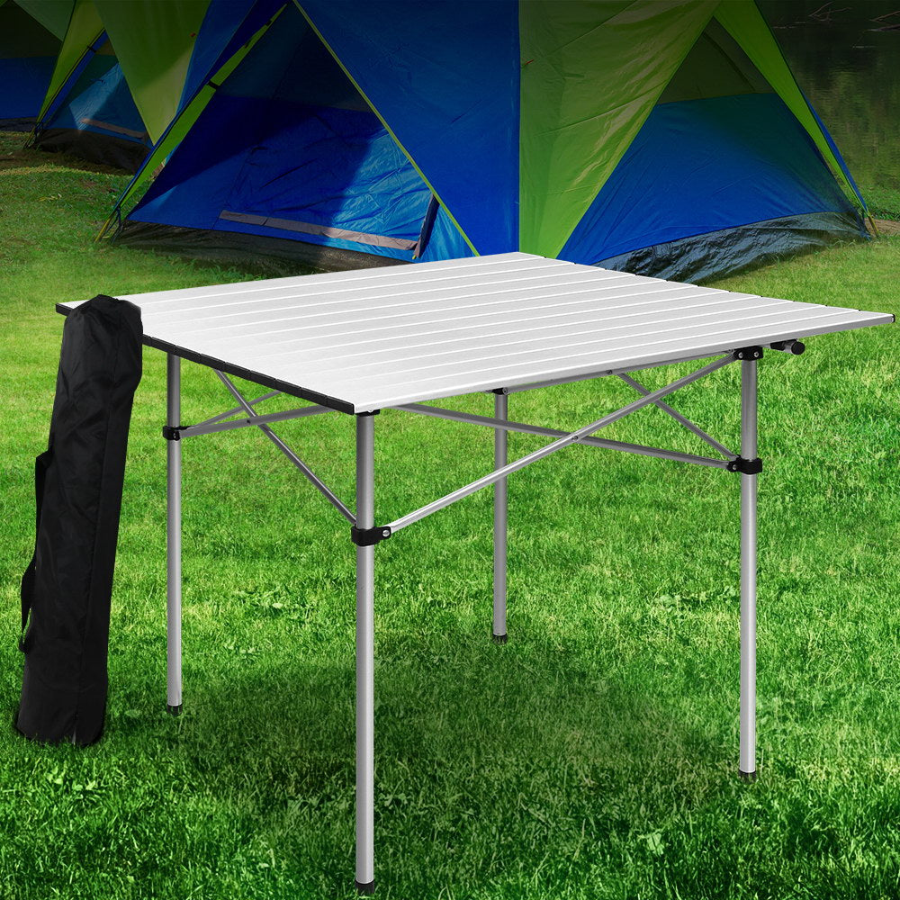 Weisshorn Portable Roll Up Folding Camping Table