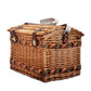 Alfresco 4 Person Picnic Basket Set Storage Blanket