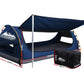 Weisshorn Double Swag Camping Swags Canvas Free Standing Dome Tent Dark Blue