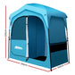 Weisshorn Pop Up Camping Shower Tent Portable Toilet Outdoor Change Room Blue